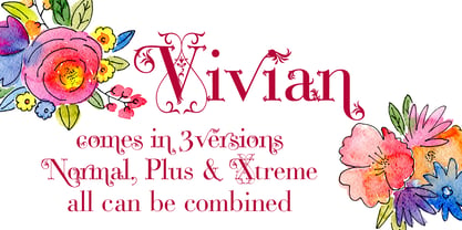 Vivian Font Poster 1