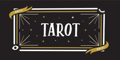 Tarot Font Poster 1