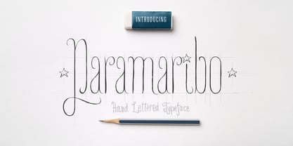 Paramaribo Font Poster 1