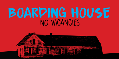 Boarding House Font Poster 1