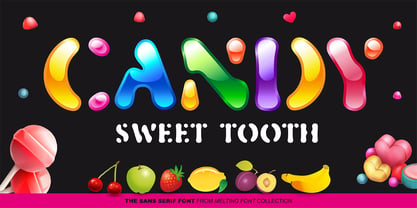 GS Candy Melt Font Poster 8