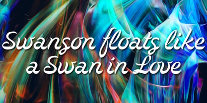 Swanson Font Poster 1