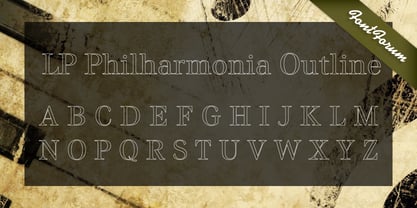 LP Philharmonia Font Poster 1