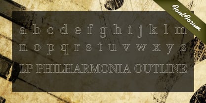 LP Philharmonia Font Poster 2