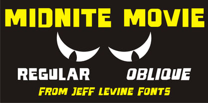 Midnite Movie JNL Font Poster 1