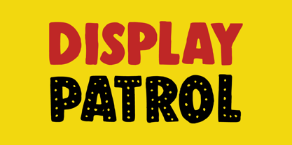 Display Patrol Fuente Póster 5