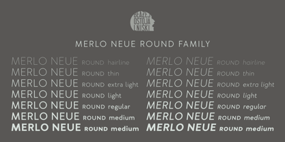 Merlo Neue Round Fuente Póster 4