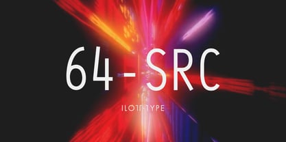 64-SRC Font Poster 1