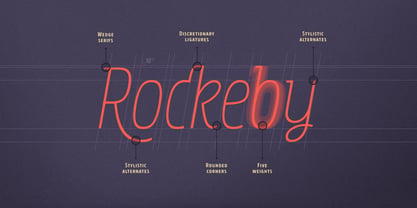 Rockeby SemiSerif Font Poster 2