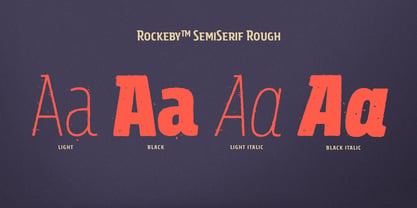 Rockeby SemiSerif Font Poster 4