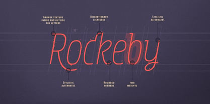 Rockeby SemiSerif Font Poster 3