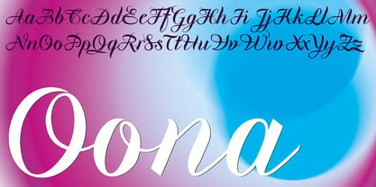 Oona Font Poster 1