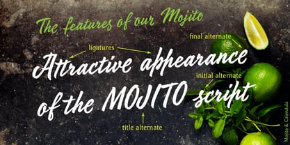 Mojito Font Poster 2