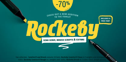 Rockeby Font Poster 2