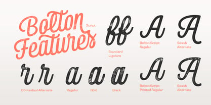 Bolton Font Poster 9