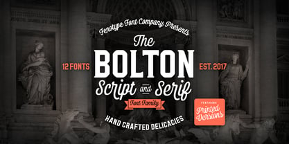 Bolton Font Poster 2