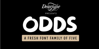 Odds Font Poster 1