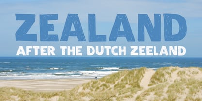 Zealand Font Poster 1