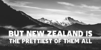 Zealand Font Poster 5