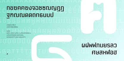 Moldr Thai Font Poster 2