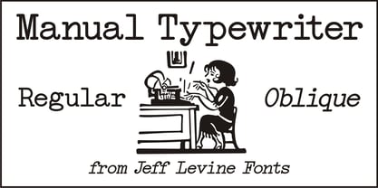 Manual Typewriter JNL Fuente Póster 1