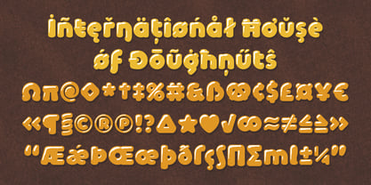 Glazed Font Poster 3