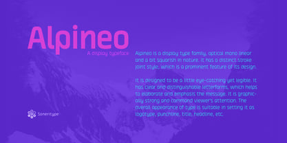 Alpineo Font Poster 11