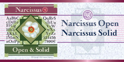 Narcissus SG Font Poster 1