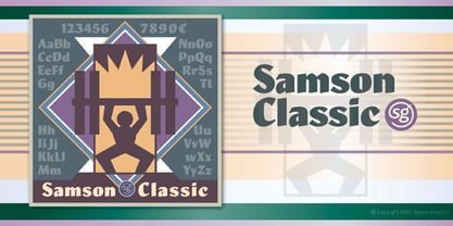 Samson Classic SG Font Poster 1