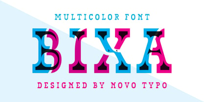 Bixa Font Poster 9