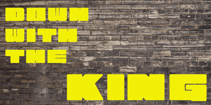 Down With The King Font Poster 1