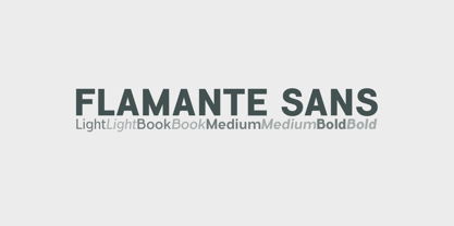 Flamante Sans Fuente Póster 3