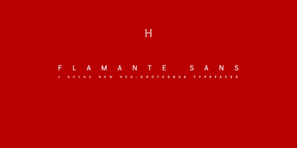 Flamante Sans Fuente Póster 2