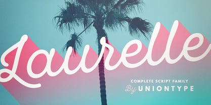 UT Laurelle Font Poster 1