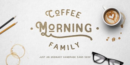 Coffee Morning Font Poster 1