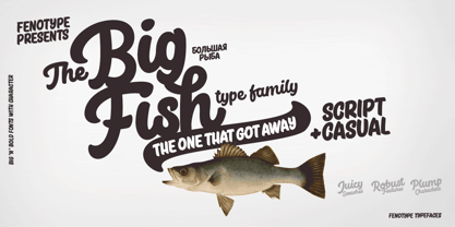 Big Fish Font Poster 10