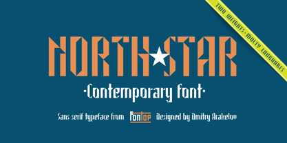 North Star Font Poster 1