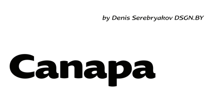 Canapa Font Poster 1