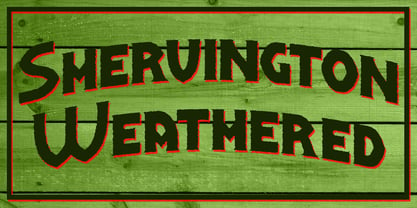 Shervington Font Poster 6