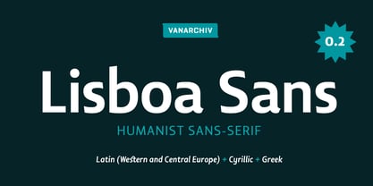 Lisboa Sans Font Poster 1