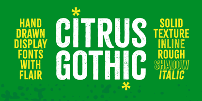 Citrus Gothic Police Poster 11