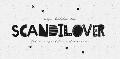 Scandilover Font Poster 1