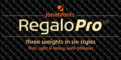 Regalo Pro Font Poster 1
