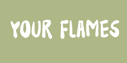 Your Flames Font Poster 1