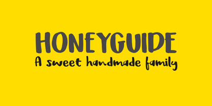 Honeyguide Font Poster 6