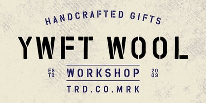 YWFT Wool Font Poster 6