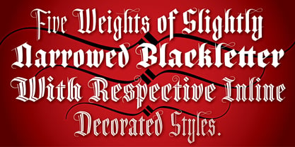 Dracula Font Poster 1