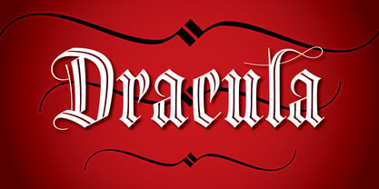 Dracula Font Poster 7