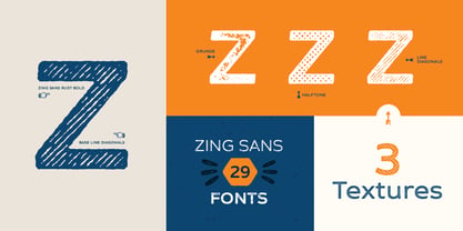 Zing Sans Rust Font Poster 5