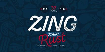 Zing Script Rust Fuente Póster 1